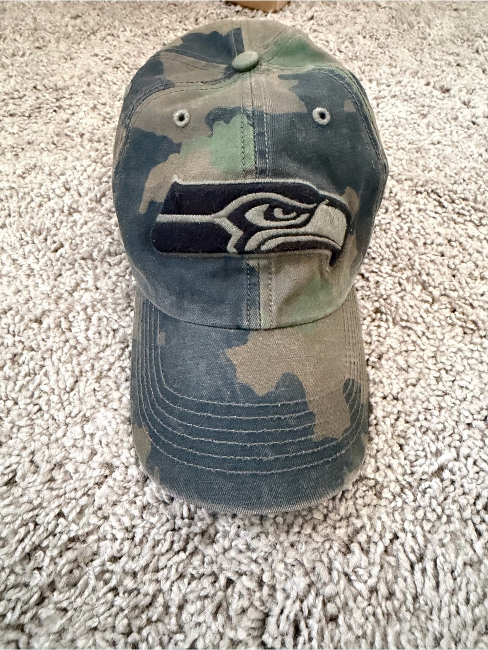 Seattle Seahawks ‘47 Brand Camo Baseball Cap